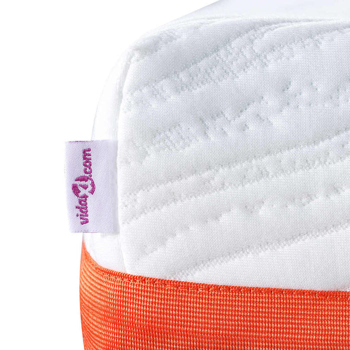 Saltea Alb și gri 80 x 160 cm Spumă cu Memorie - WALTI WALTI