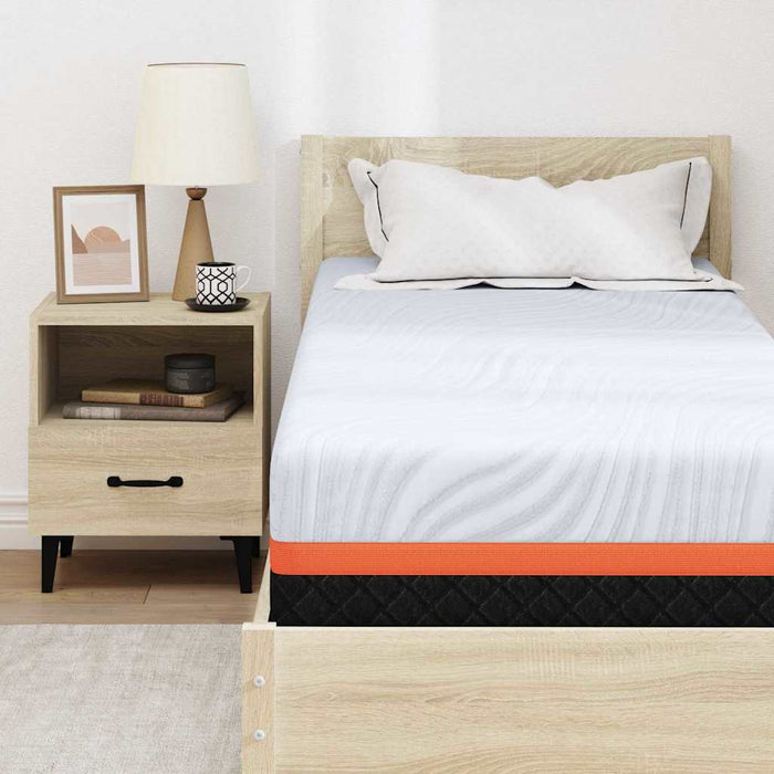 Saltea Alb și gri 70 x 200 cm Spumă cu Memorie - WALTI WALTI