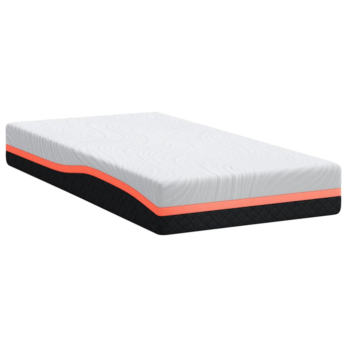 Saltea Alb și gri 100 x 200 cm Spumă cu Memorie - WALTI WALTI