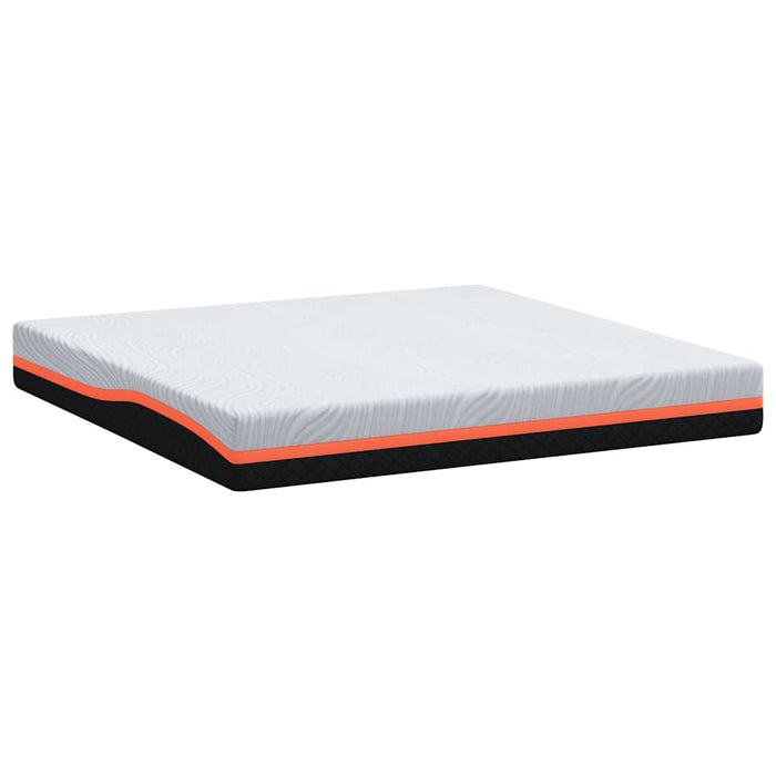 Saltea Alb și gri 200 x 200 cm Spumă cu Memorie - WALTI WALTI