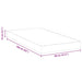 Saltea Alb 80 x 160 cm Material Jacquard - WALTI WALTI