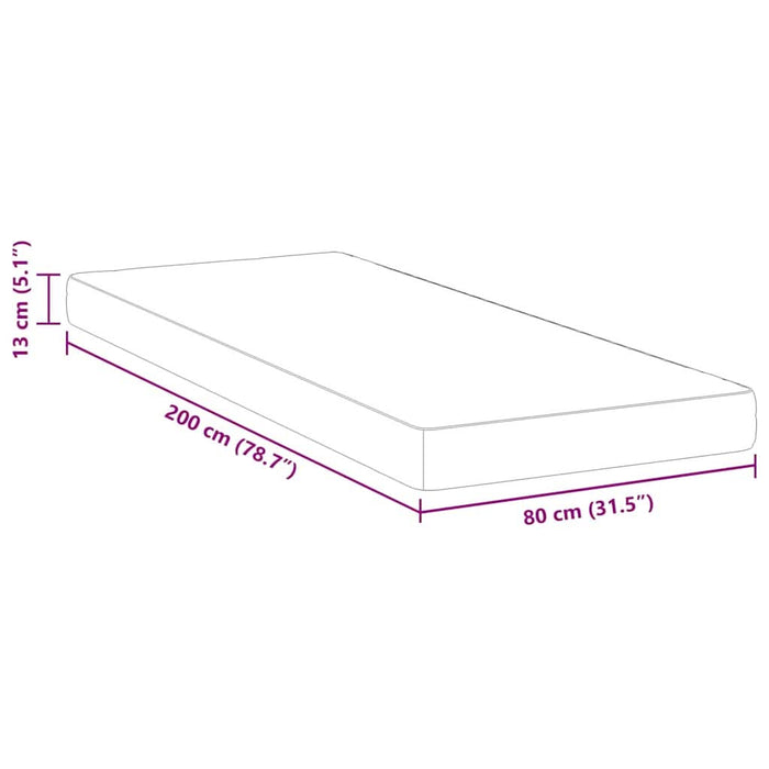 Saltele Alb 80 x 200 cm Țesătură din 100% poliester - WALTI WALTI