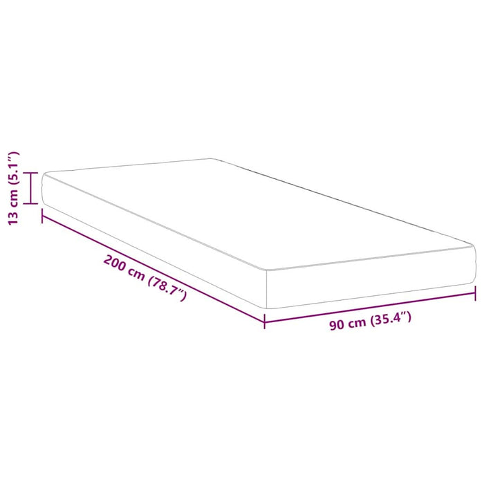 Saltele Alb 90 x 200 cm Țesătură din 100% poliester - WALTI WALTI