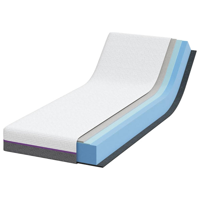 Saltea Alb și gri 70 x 200 cm Material Jacquard - WALTI WALTI