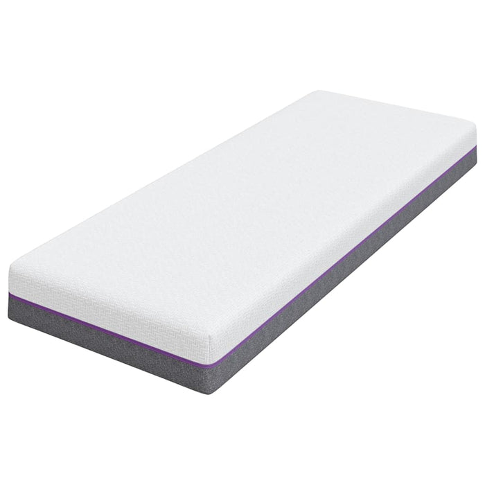 Saltea Alb și gri 70 x 200 cm Material Jacquard - WALTI WALTI