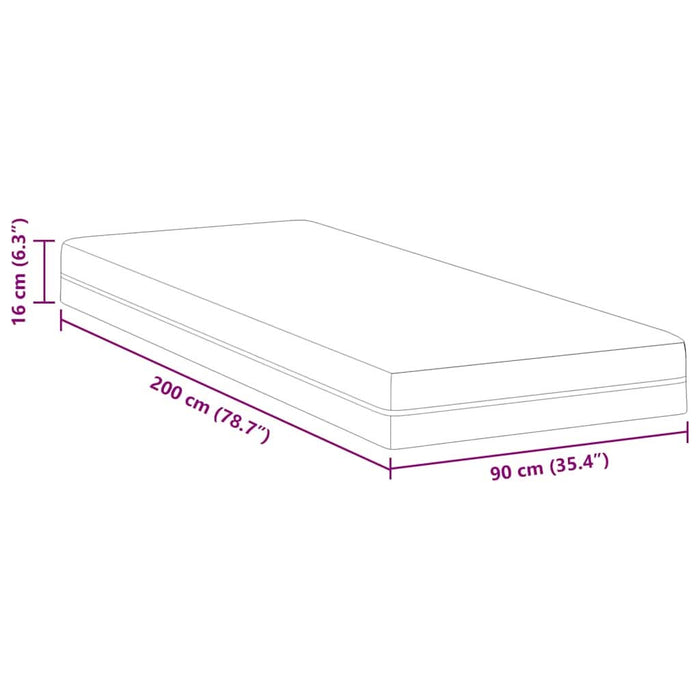 Saltele Alb, Gri 90 x 200 cm - WALTI WALTI