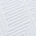Saltea Alb și albastru 200 x 200 cm Material Jacquard - WALTI WALTI