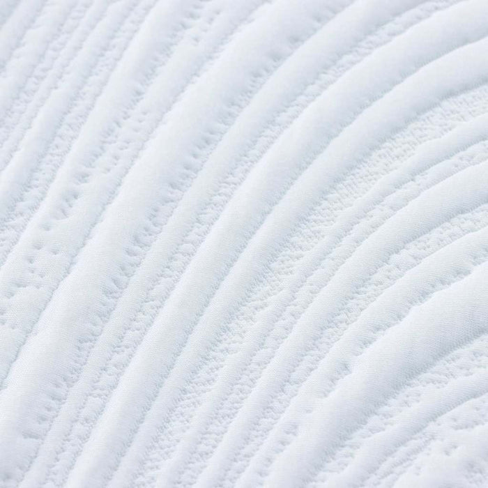 Saltea Alb și gri 200 x 200 cm Spumă cu memorie și gel - WALTI WALTI