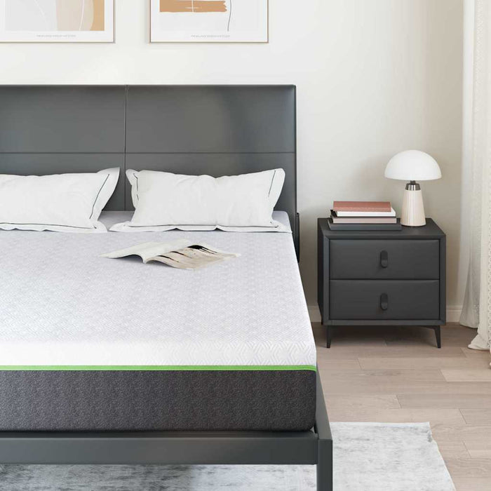 Saltea Alb și gri 140 x 190 cm Arcuri din buzunar - WALTI WALTI