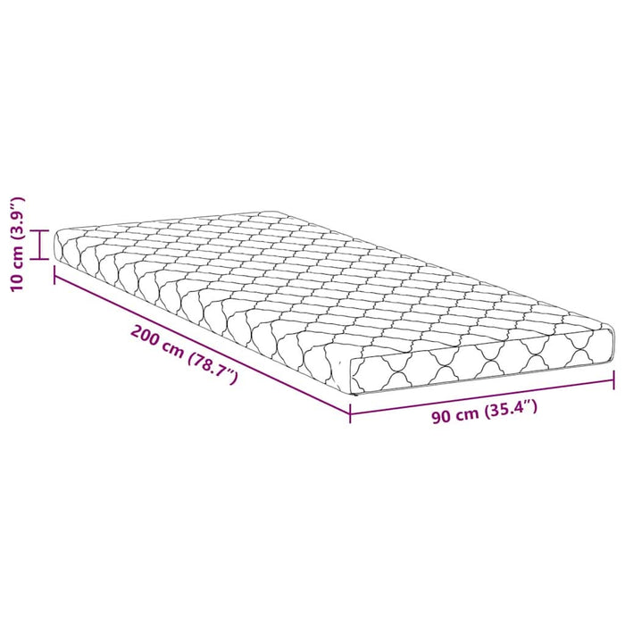 Saltele Alb 200 x 90 cm Țesătură din 100% poliester - WALTI WALTI
