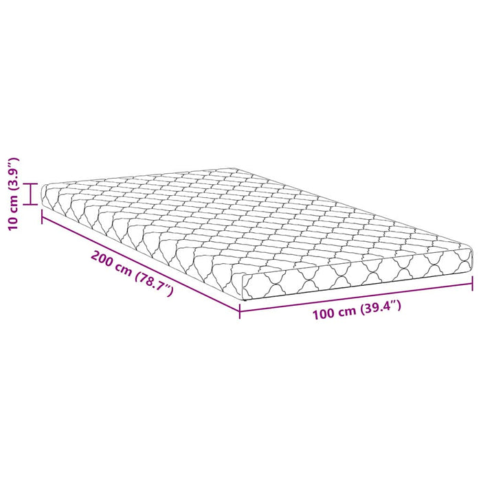 Saltele Alb 200 x 100 cm Țesătură din 100% poliester - WALTI WALTI