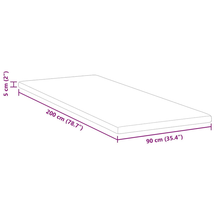 Păturile pentru saltea Alb 90 x 200 cm Polyester fără adeziv - WALTI WALTI