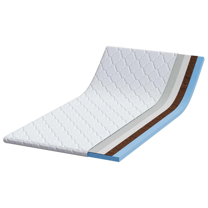 Păturile pentru saltea Alb 140 x 190 cm Polyester fără adeziv - WALTI WALTI