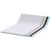 Păturile pentru saltea Alb 140 x 200 cm Polyester fără adeziv - WALTI WALTI