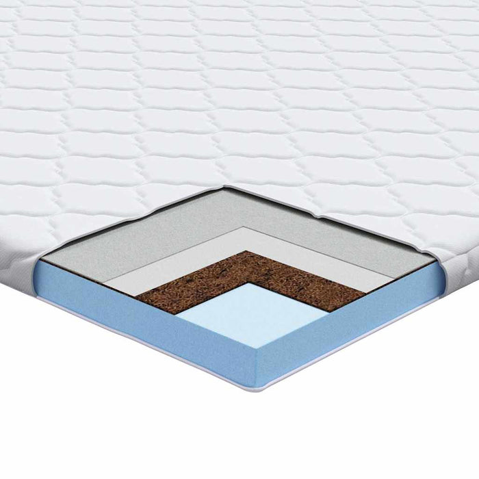 Păturile pentru saltea Alb 200 x 200 cm Polyester fără adeziv - WALTI WALTI