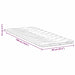 Păturile pentru saltea Alb 90 x 190 cm Polyester fără adeziv - WALTI WALTI