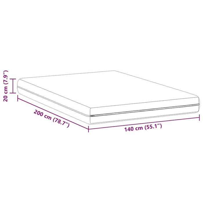 Saltele Alb 140 x 200 cm Țesătură din 100% poliester - WALTI WALTI