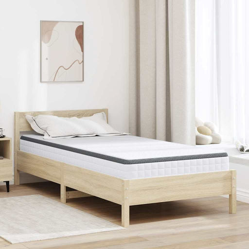 Saltea Mediu moale 90 x 190 cm Alb și gri - WALTI WALTI