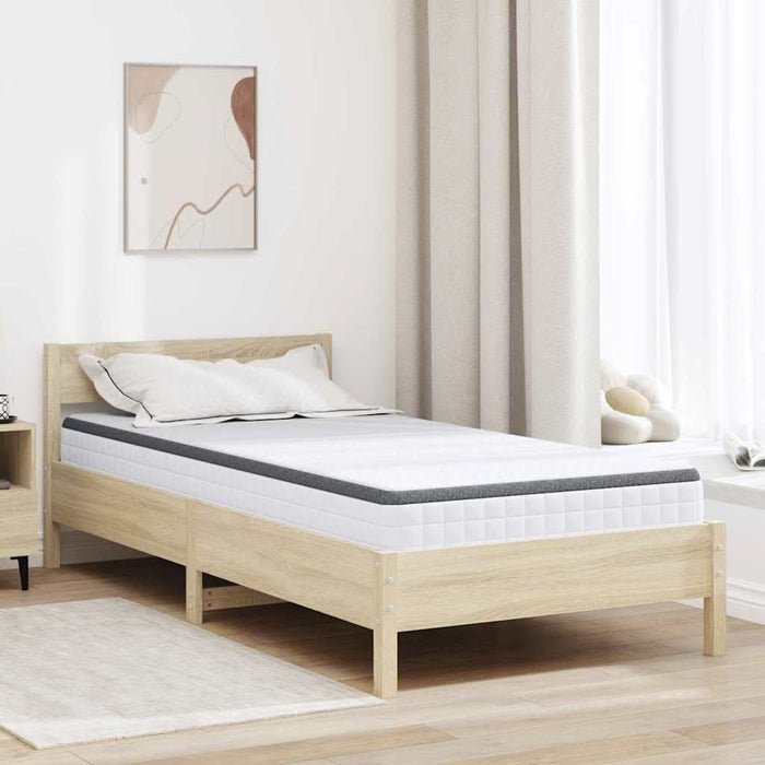 Saltele Alb, Gri 90 x 200 cm Țesătură tricotată - WALTI WALTI