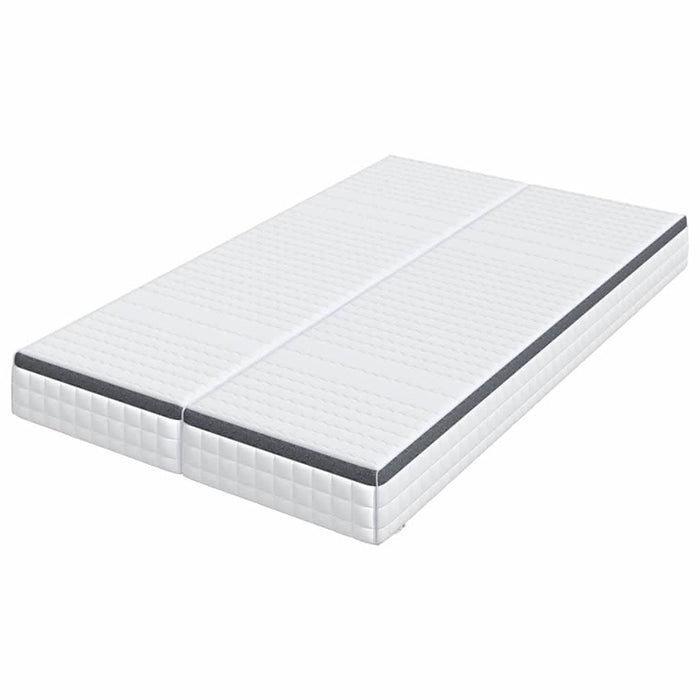 Saltele 2 pcs Alb, Gri 60 x 200 cm Țesătură tricotată - WALTI WALTI