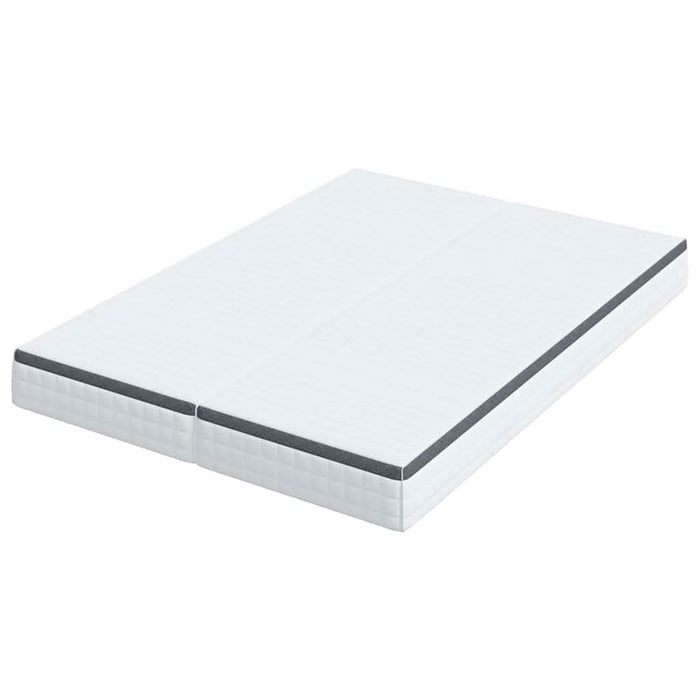 Saltele 2 pcs Alb, Gri 70 x 190 cm Țesătură tricotată - WALTI WALTI
