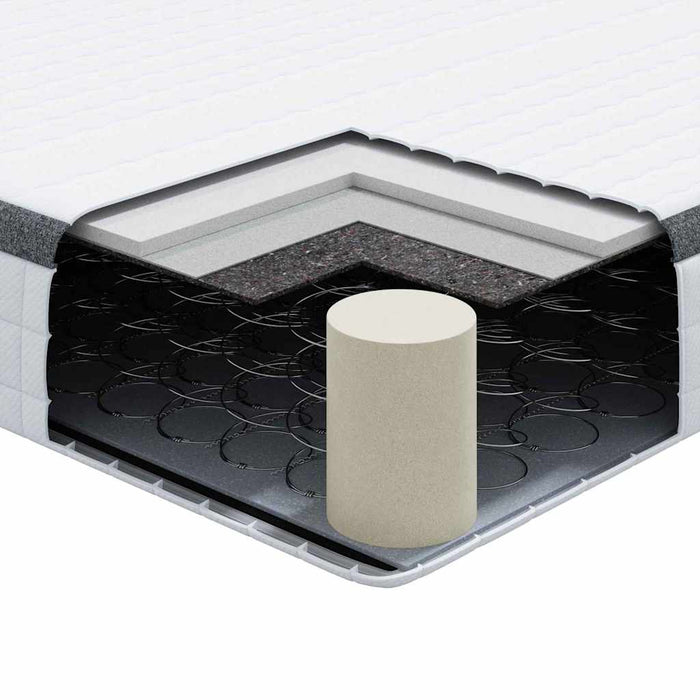 Saltele 2 pcs Alb, Gri 70 x 200 cm Țesătură tricotată - WALTI WALTI