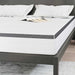 Saltele 2 pcs Alb, Gri 70 x 200 cm Țesătură tricotată - WALTI WALTI