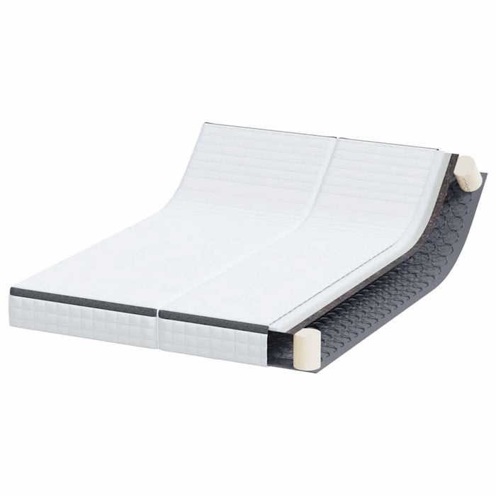 Saltele 2 pcs Alb, Gri 80 x 200 cm Țesătură tricotată - WALTI WALTI