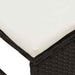 Set de canapele pentru grădină 6 pcs negru și crem poliratan - WALTI WALTI