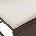 Set de canapele pentru grădină 6 pcs maro și crem poliratan - WALTI WALTI