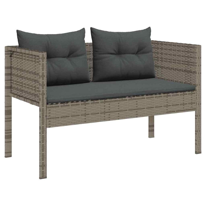 Set de canapele pentru grădină 6 pcs gri și gri închis - WALTI WALTI