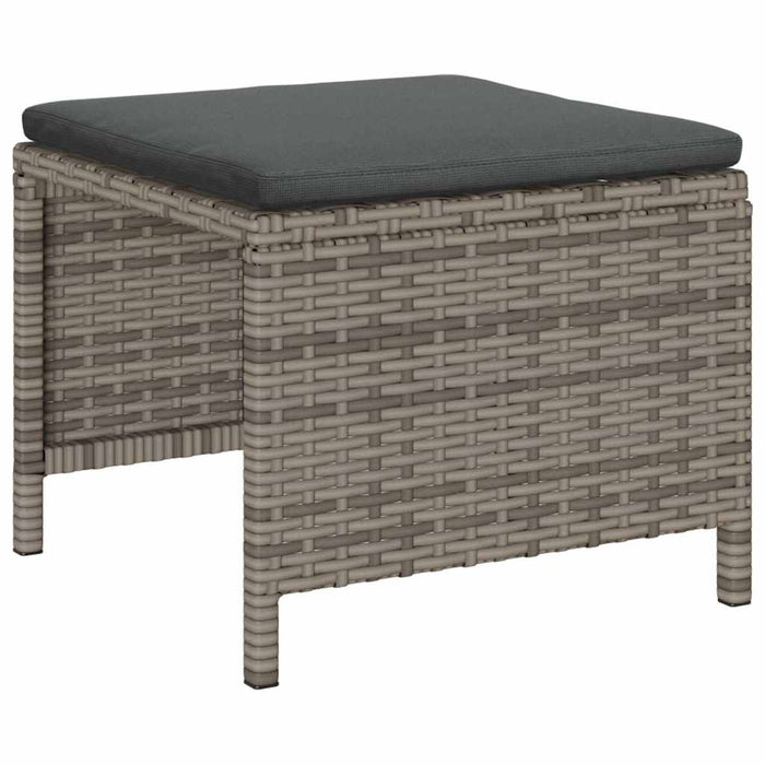 Set de canapele pentru grădină 6 pcs gri și gri închis - WALTI WALTI