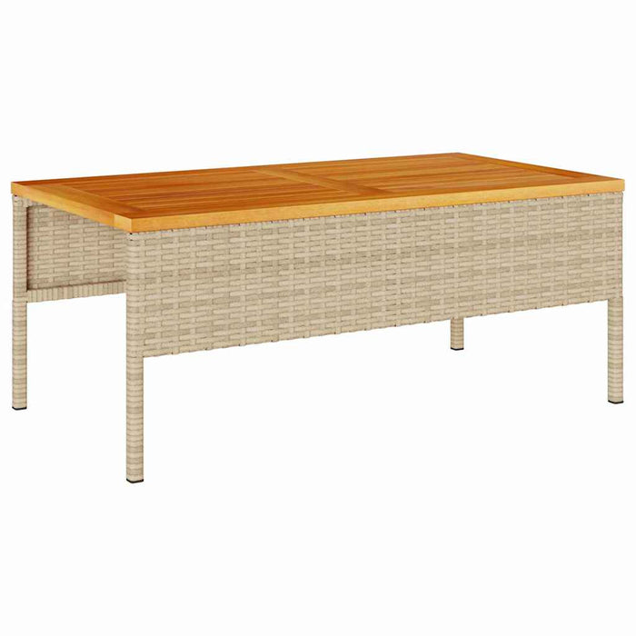 Set de canapele pentru grădină 6 pcs bej și crem poliratan - WALTI WALTI