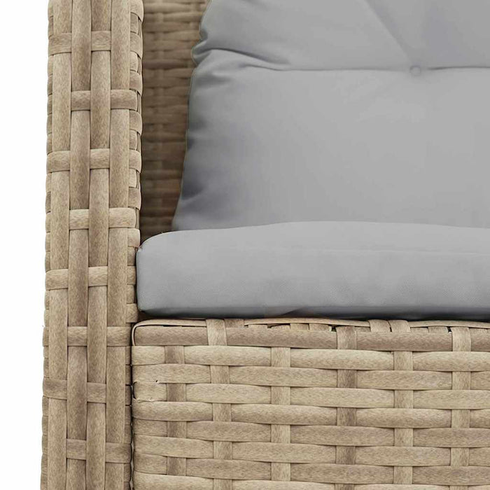 Set de canapele pentru grădină 6 pcs bej și gri deschis - WALTI WALTI
