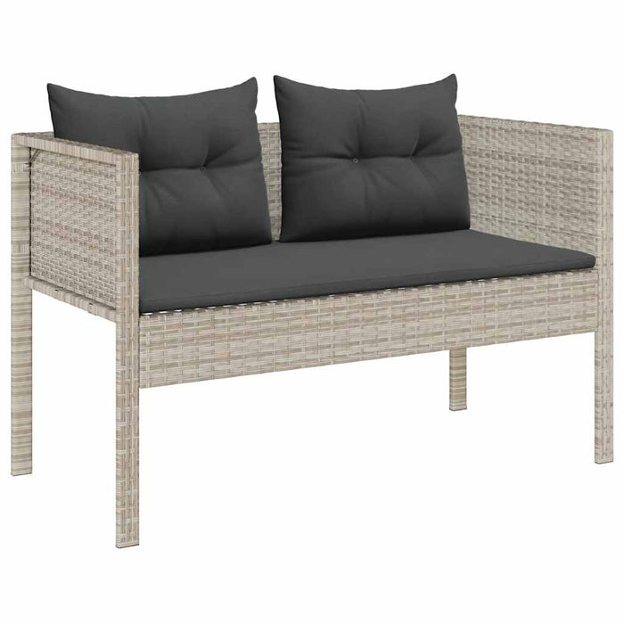 Set de canapele pentru grădină 6 pcs gri deschis și gri închis - WALTI WALTI