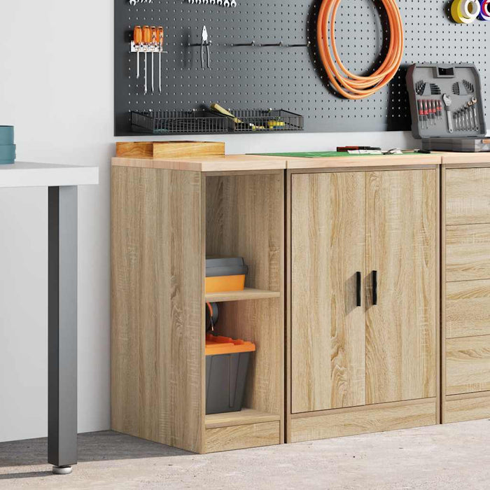 Dulap depozitare garaj Stejar Sonoma 30x51x85 cm lemn masiv pin - WALTI WALTI