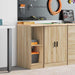 Dulap depozitare garaj Stejar Sonoma 30x51x85 cm lemn masiv pin - WALTI WALTI