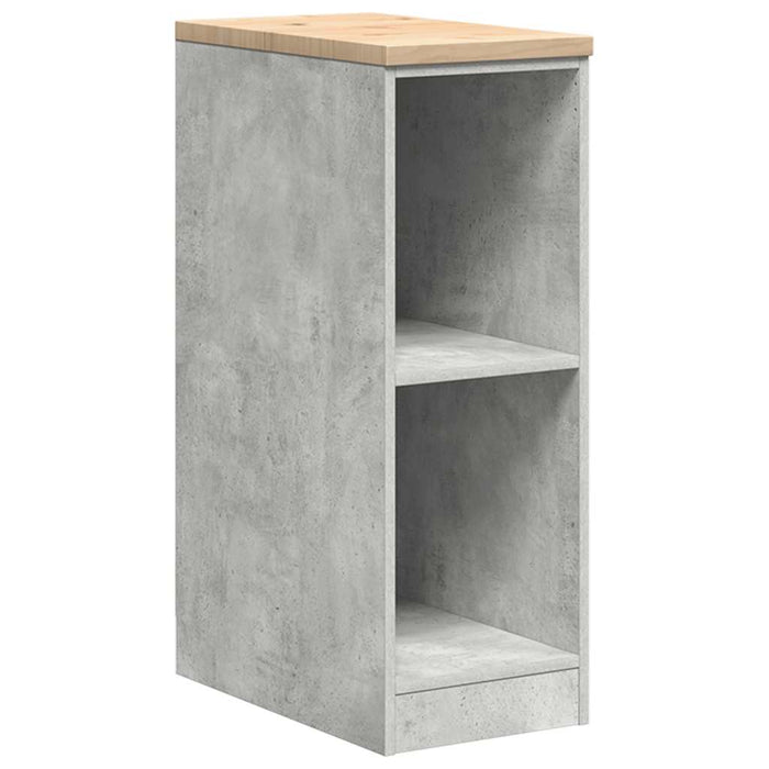 Dulap depozitare garaj Beton Gri 30x51x85 cm lemn masiv de pin - WALTI WALTI
