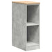 Dulap depozitare garaj Beton Gri 30x51x85 cm lemn masiv de pin - WALTI WALTI