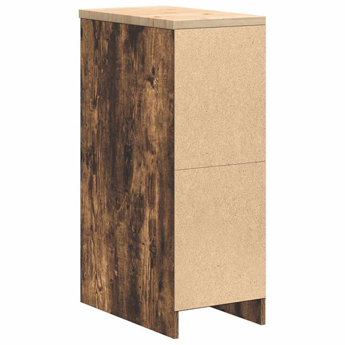 Dulap de depozitare pentru garaj stejar afumat 30x51x85 cm - WALTI WALTI