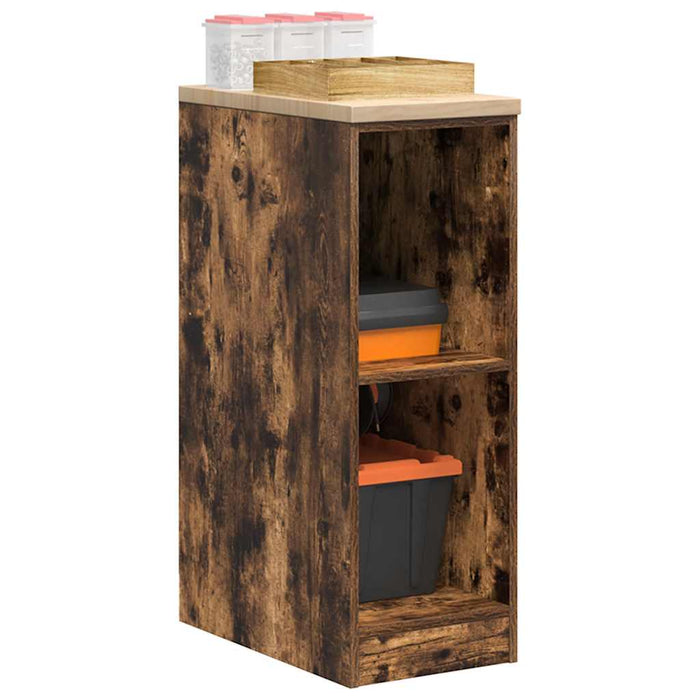 Dulap de depozitare pentru garaj stejar afumat 30x51x85 cm - WALTI WALTI