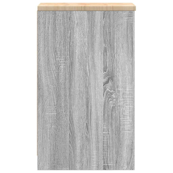 Dulap depozitare garaj gri Sonoma 30x51x85 cm - WALTI WALTI