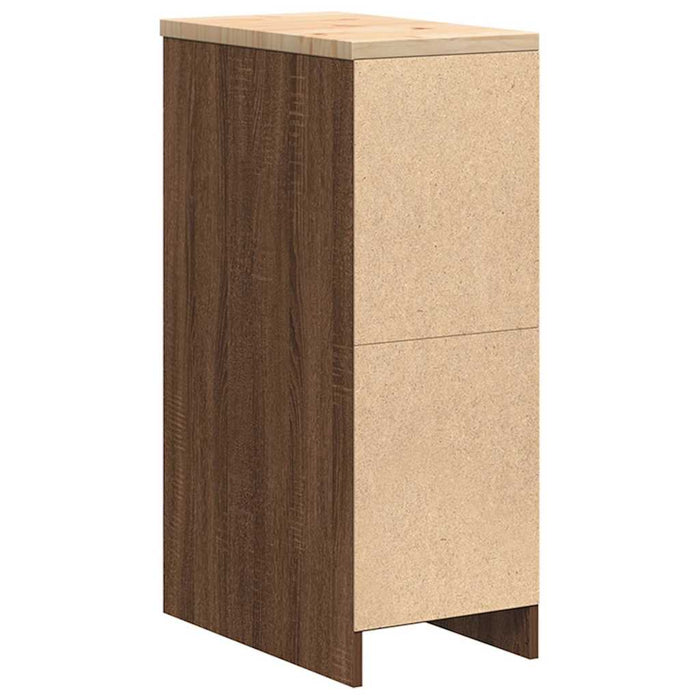 Dulap depozitare garaj stejar maro 30x51x85 cm WALTI