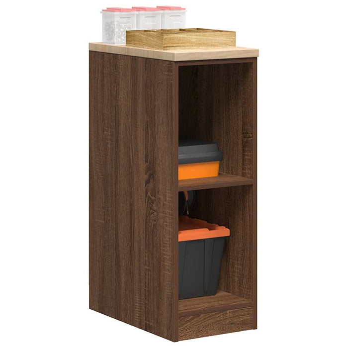 Dulap depozitare garaj stejar maro 30x51x85 cm WALTI