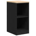 Dulap depozitare garaj negru 40x51x85 cm lemn masiv de pin - WALTI WALTI