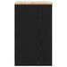 Dulap depozitare garaj negru 40x51x85 cm lemn masiv de pin - WALTI WALTI
