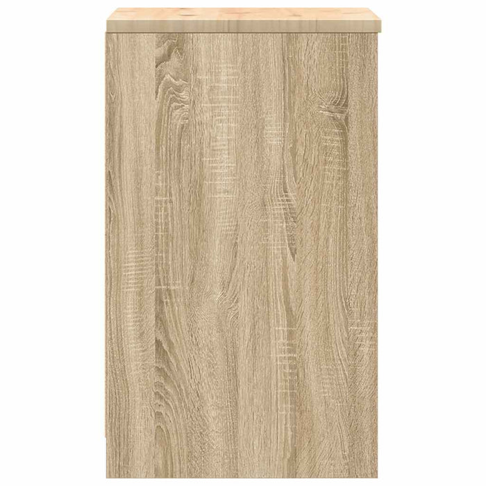 Dulap depozitare garaj Stejar Sonoma 40x51x85 cm lemn masiv pin - WALTI WALTI