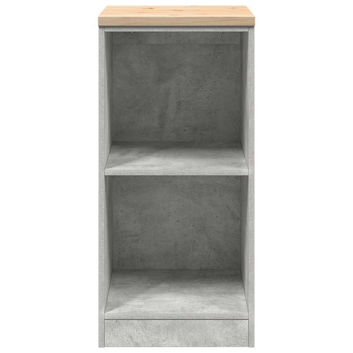 Dulap depozitare garaj Beton Gri 40x51x85 cm lemn masiv de pin - WALTI WALTI