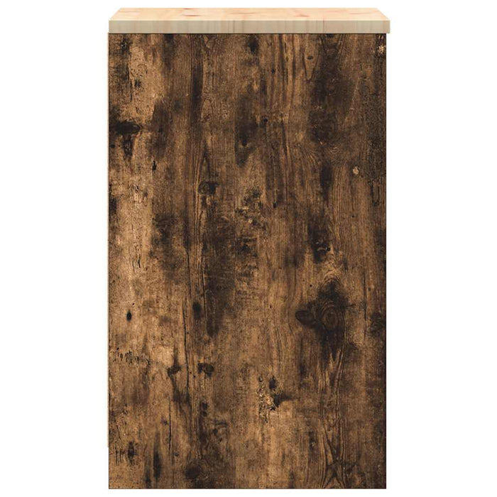 Dulap de depozitare de garaj stejar afumat 40x51x85 cm - WALTI WALTI