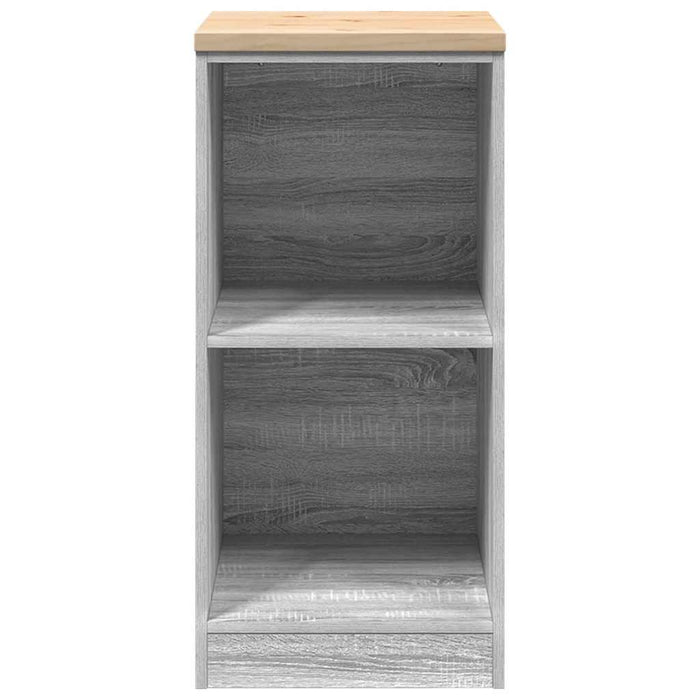 Dulap depozitare garaj gri Sonoma 40x51x85 cm lemn masiv de pin - WALTI WALTI